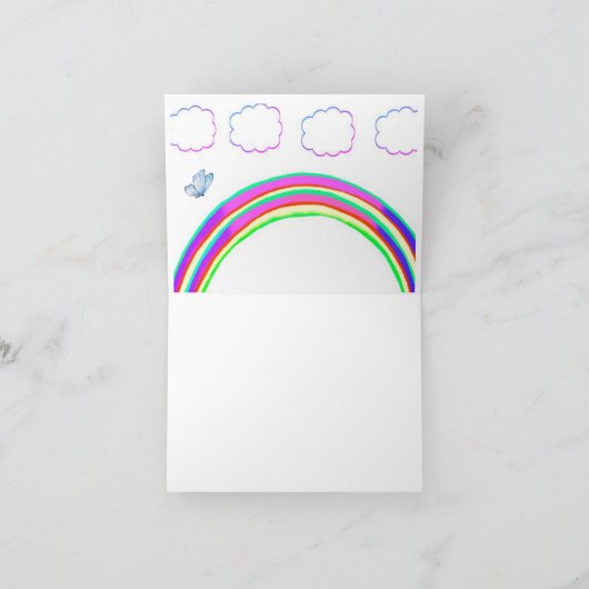 Carte de note Merci (Intérieur)