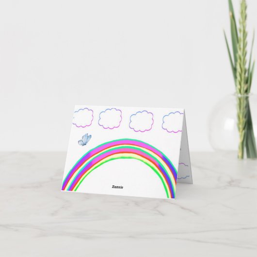 Carte de note Merci (Dos)