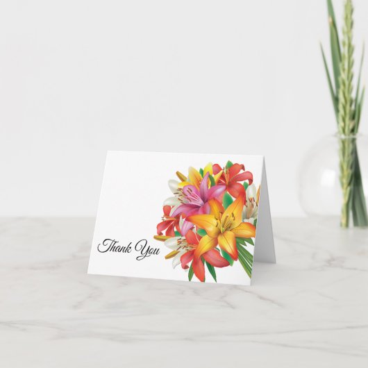 Carte de note Merci (Devant)