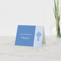 Carte de note Merci
