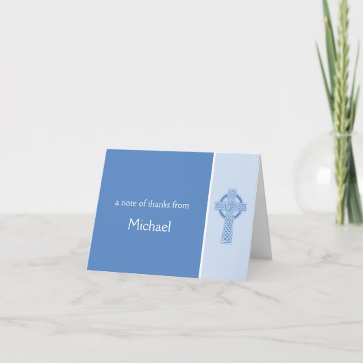 Carte de note Merci (Devant)