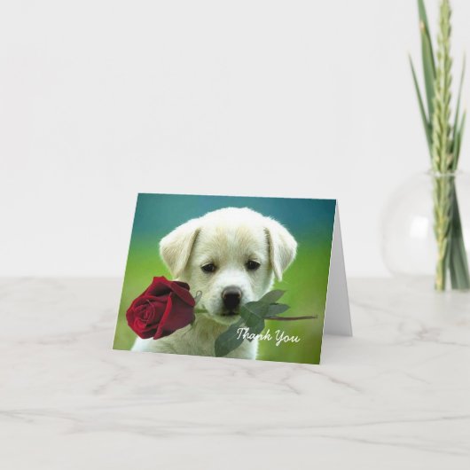 Carte de note Merci (Devant)