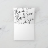 Carte de note Merci (Intérieur)