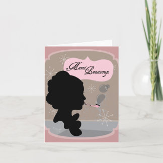 Carte de note Merci Beaucoup Cameo Design