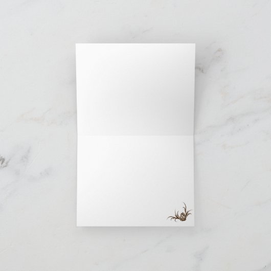 Carte de note Merci Lanterne et Pine (Intérieur)