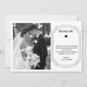 Carte de note Merci mariage (Devant)