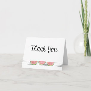 Carte de note Merci Watermelon