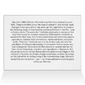 Carte de note Monarch Butterfly (Colorisée) (Intérieur Horizontal (haut))