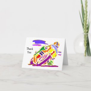 Carte de note Motocross Motorcycle Racing