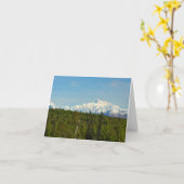 Carte de note - Mt. McKinley Denali (Fleur jaune)