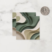 Carte de note multifonction dans un graphique élég (Devant/Arrière en situation)