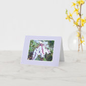 Carte de note myrtille (Fleur jaune)