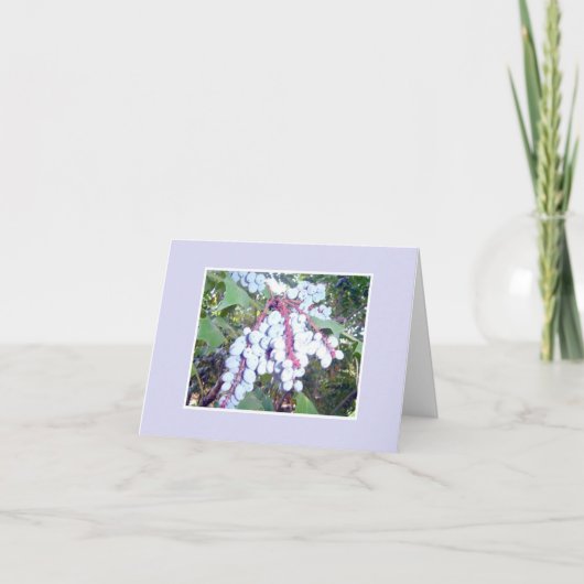 Carte de note myrtille (Devant)