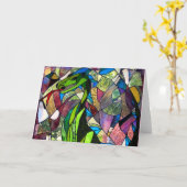 Carte de note mystique de dragon (Fleur jaune)