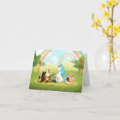 Carte de note mythologique de bande de cruche (Fleur jaune)