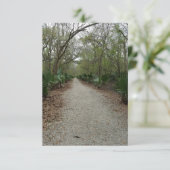 Carte de note naturelle Bayou du marais de Louisia (Debout devant)