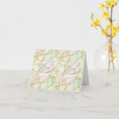 Carte de note naturelle mignonne de motif de (Fleur jaune)