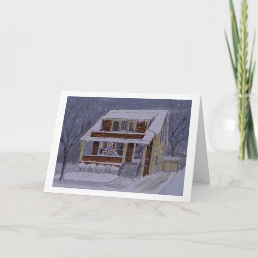 Carte de note Noël à Buffalo (Devant)