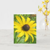 carte de note Noir-eyed de Susan (Fleur jaune)
