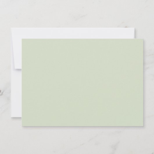 Carte de note noire à impression tropicale chic (Dos)