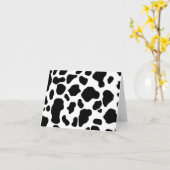 carte de note noire et blanche d'impression de (Fleur jaune)