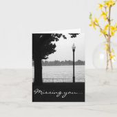 Carte de note nostalgique personnalisable (Fleur jaune)