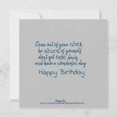 Carte de note Ocean Beach Breeze (Dos)