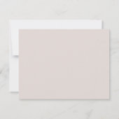 Carte de note Ombre Douce (Dos)