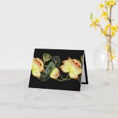 Carte de note Oriental Poppies - Vide (Fleur jaune)