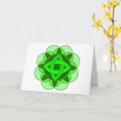 Carte de note "Ouverture du coeur chakra" (Fleur jaune)