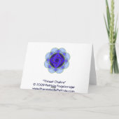 Carte de note "Ouverture du Throat Chakra" (Dos)