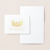 Carte de note Pageant Crown Foil (Affichage)