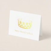 Carte de note Pageant Crown Foil (Devant)