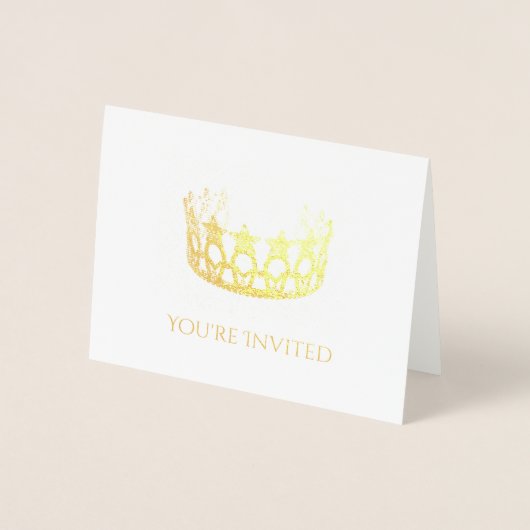Carte de note Pageant Crown Foil (Devant)