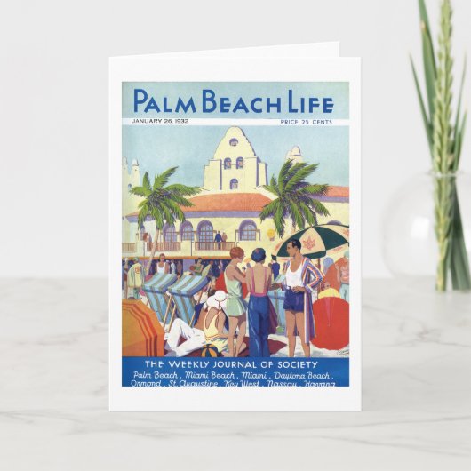 Carte de note Palm Beach Life #8 (Devant)