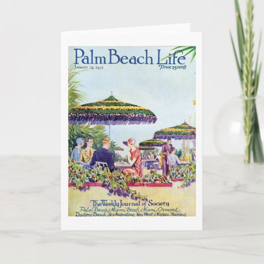 Carte de note Palm Beach Life #9 (Devant)