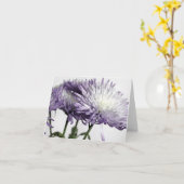 Carte de note Panorama de maman Spider pourpre (Fleur jaune)