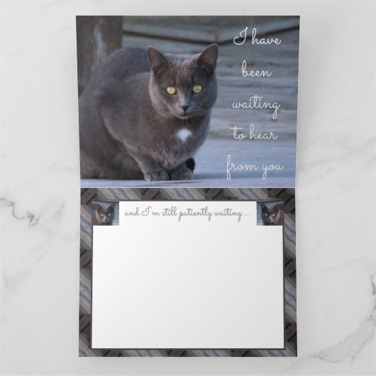 Carte de note papier Hello (Intérieur)