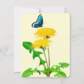 Carte de note papillon Dandelion (Devant)