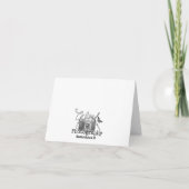 Carte de note papillon éblouissante (Dos)