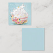 Carte de note Pâques mignonne (Devant / Derrière)