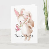 Carte de note Pâques "Time for Easter" (Devant)