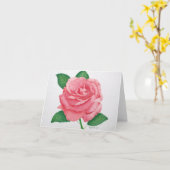 Carte de note Passion rose (Fleur jaune)