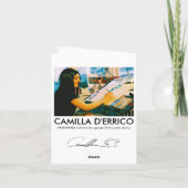 Carte de note Peach Ninja Pandas (Dos)