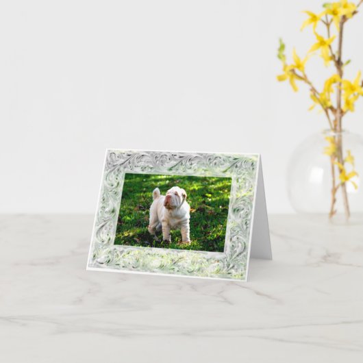 Carte de note Pearly Gaits (Fleur jaune)