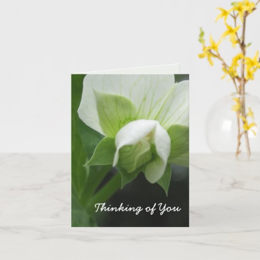 Carte de note personnalisable cachée de modèle de (Fleur jaune)