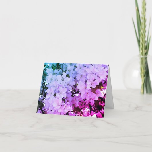 Carte de note personnalisable Spring Blossoms (Devant)