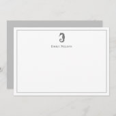 Carte de note personnalisée (Devant / Derrière)