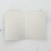 Carte de note personnalisée avec feuille de feuill (Intérieur)