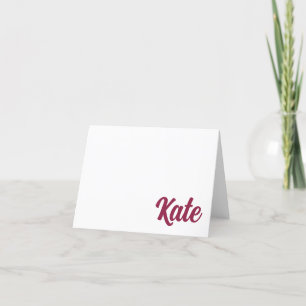 Carte de note personnalisée Loyola University Chic